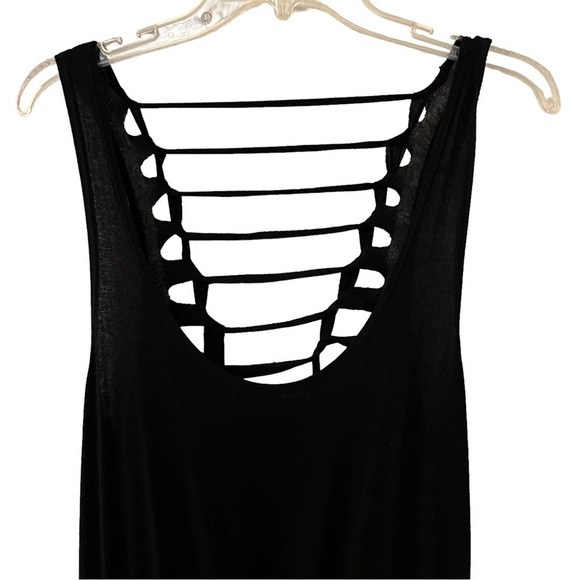 BECCA Sleeveless One Piece Jumpsuit with cutouts at Back Black M - Picture 5 of 13